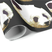 Panda Weihnachtswrapping Paper Geschenkpapier (Rolleneckpunkt)