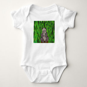 Panda (weiß) - Babys Bodysuit Baby Strampler
