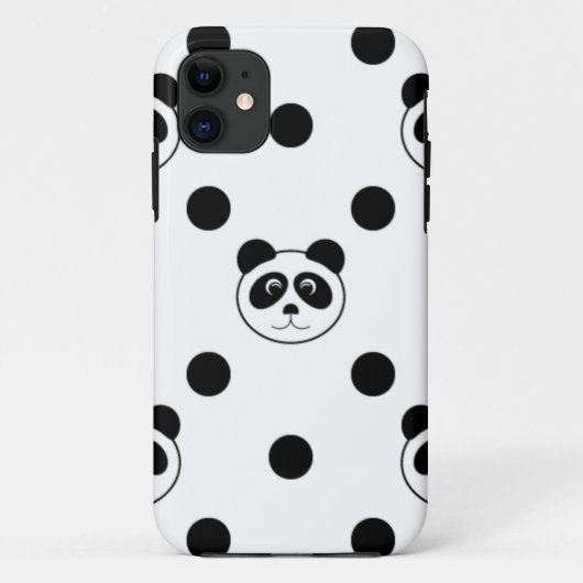 Panda weiß Case-Mate iPhone hülle (Rückseite)