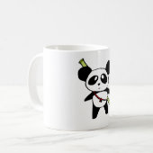Panda with Bambus stick - by MyPanda Kaffeetasse (Vorderseite Links)