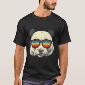 Panda With Sunglasses T-Shirt (Vorderseite)