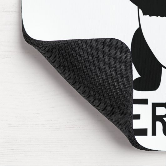 Panda Workout Gym Mousepad (Ecke)
