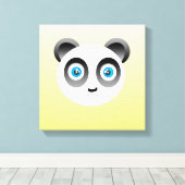 Panda Wrapped Canvas Leinwanddruck (Insitu (Holzboden))