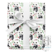 Panda Wrapping Paper Geschenkpapier