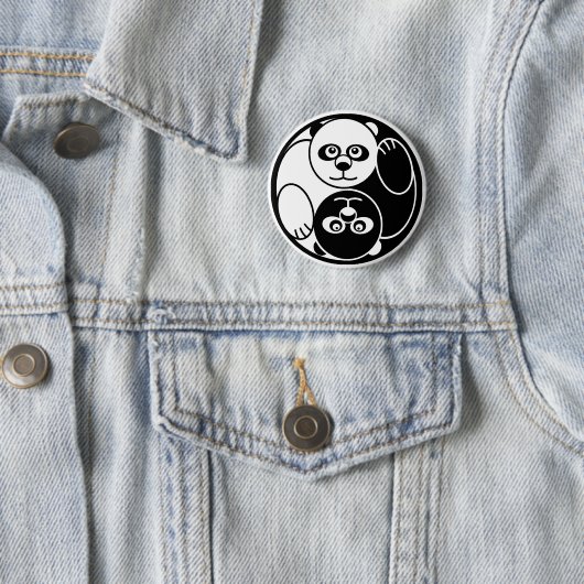 Panda Yin Yang Button (Beispiel)