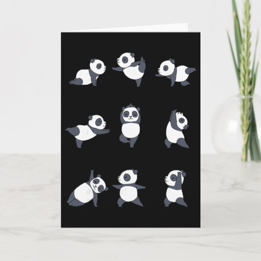 Panda Yoga _1 Karte (Vorderseite)