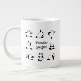 PANDA YOGA, Animals Yoga, Panda Bär Jumbo-Tasse