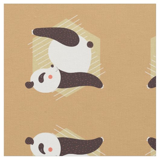 Panda Yoga Stoff (Nahaufnahme)