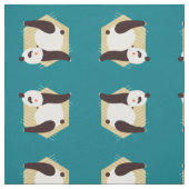 Panda Yoga Stoff (Muster)