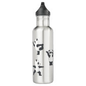 Panda Yoga Water Bottle Edelstahlflasche (Rechts)