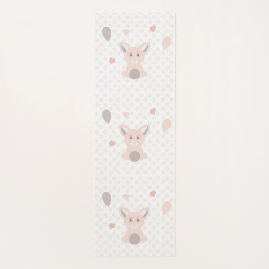 Panda Yogamatte (Rückseite)