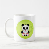 Panda, Zeichentrick, Kinder Kaffeetasse (Links)