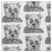 Panda Zeichnend Baumwollstoff (54" Breite) Stoff (Muster)