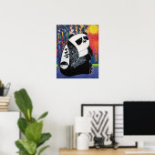 Panda Zen Master Poster (Heimbüro)