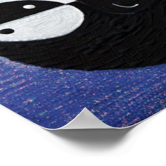 Panda Zen Master Poster (Ecke)