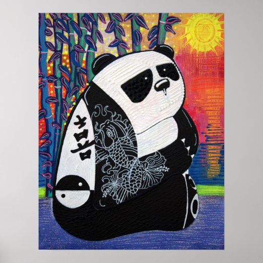 Panda Zen Master Poster (Vorne)