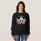 Panda  Zookeeper Zookeeping Retro Panda  1 Sweatshirt (Vorne ganz)
