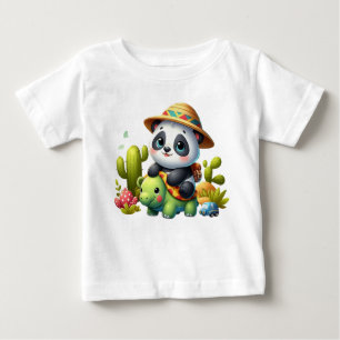 Panda zum Safari Baby Adventure T-Shirt