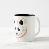 Panda Zweifarbige Tasse (VorderseiteRechts)