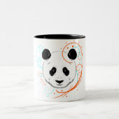 Panda Zweifarbige Tasse (Mittel)