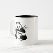 Panda Zweifarbige Tasse (Vorderseite Links)