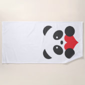 PandaBadetuch Strandtuch (Vorderseite)