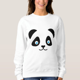 Pandabärngesicht Sweatshirt