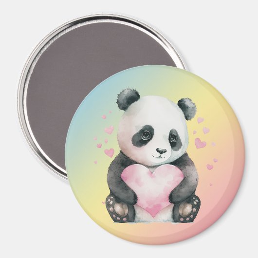 Pandabear Magnet (Vorderseite/Rückseite)