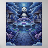 PandaBearMeditation Poster (Vorne)