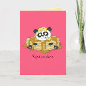 Pandacakes - Funny Panda Pancake Pub Card Karte (Vorderseite)