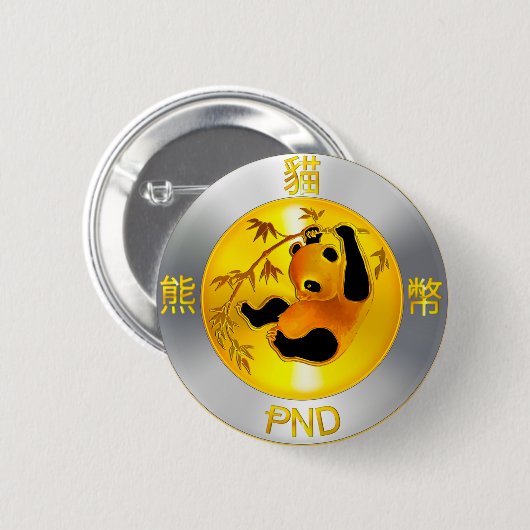 Pandacoin SWAG Button (Vorne & Hinten)