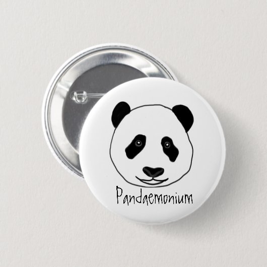 Pandaemonium Abzeichen Button (Vorne & Hinten)
