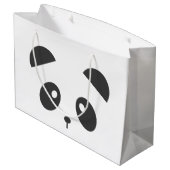 Pandageschenktasche Große Geschenktüte (Rückseite Schrägansicht)