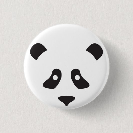 Pandagesicht Button (Vorderseite)