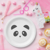 Pandagesichts-Papier-Teller Pappteller (Party)
