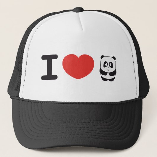 Pandahut der Liebe I Truckerkappe (Vorderseite)