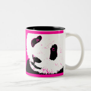 Pandaliebe Zweifarbige Tasse