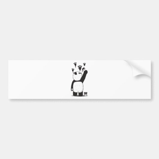 Pandalismus Autoaufkleber (Vorne)