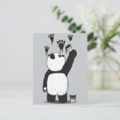 Pandalismus Postkarte (Stehend Vorderseite)