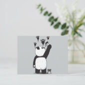 Pandalismus Postkarte (Stehend Vorderseite)