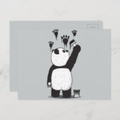 Pandalismus Postkarte (Vorne/Hinten)