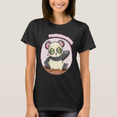 Pandamonium! Niedlicher Panda T - Shirt, Japan Sak T-Shirt (Vorderseite)