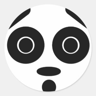 Pandamonium Runder Aufkleber