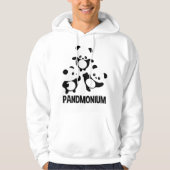 Pandamonium TShirt Funny Panda Bear Pun T-Shirt (Vorderseite)