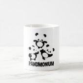 Pandamonium TShirt Funny Panda Bear Pun T-Shirt Kaffeetasse (Mittel)