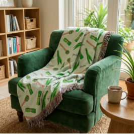 Pandan-Blatt-Muster-Fleece-Decke Decke