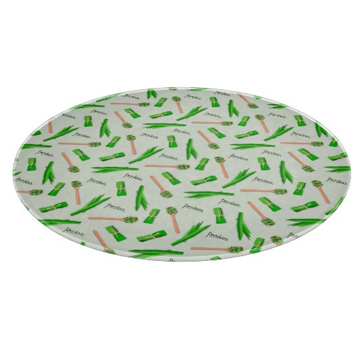 Pandan Leaf Pattern Cutting Board  Schneidebrett (Ecke)