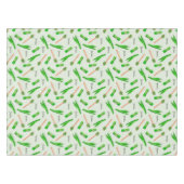 Pandan Leaf Pattern Tablecloth | Tropical Kitchen Tischdecke (Vorderseite (Horizontal))