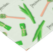 Pandan Leaf Pattern Tablecloth | Tropical Kitchen Tischdecke (Schrägansicht)