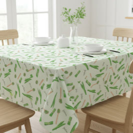 Pandan Leaf Pattern Tablecloth | Tropical Kitchen  Tischdecke